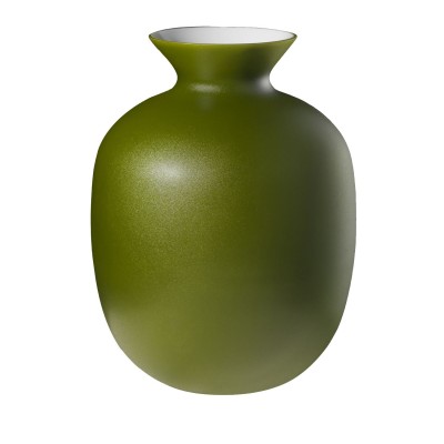 RIALTO MED. VASO H.24 T/F DECORO VERDE LONGCHAMP