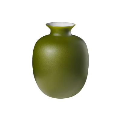 RIALTO SMALL VASO H.18.5 T/F DECORO VERDE LONGCHAM