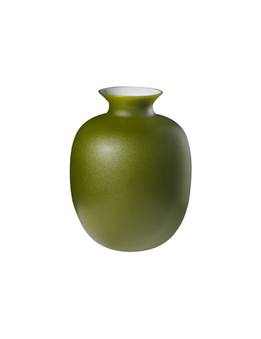 RIALTO SMALL VASO H.18.5 T/F DECORO VERDE LONGCHAM