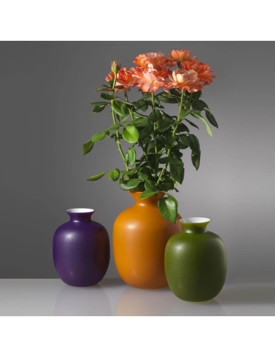 RIALTO SMALL VASO H.18.5 T/F DECORO VERDE LONGCHAM