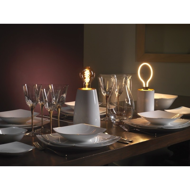Servizio Piatti 40 Pezzi Venus Gold Line in...