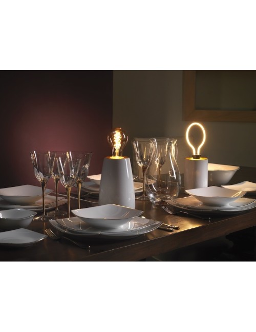 Servizio Piatti 40 Pezzi Venus Gold Line in...