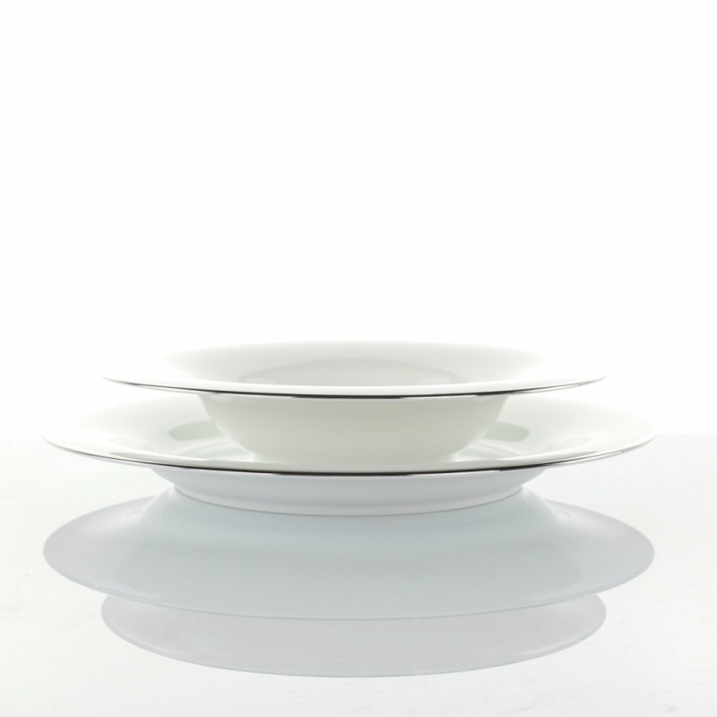 SERV.TAVOLA 40PZ PLUS PLATINUM LINE