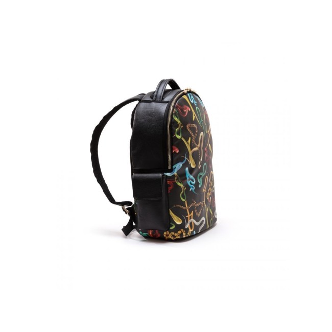 ZAINO IN SIMILPELLE "TOILETPAPER" Cm.33x18,5 h.43