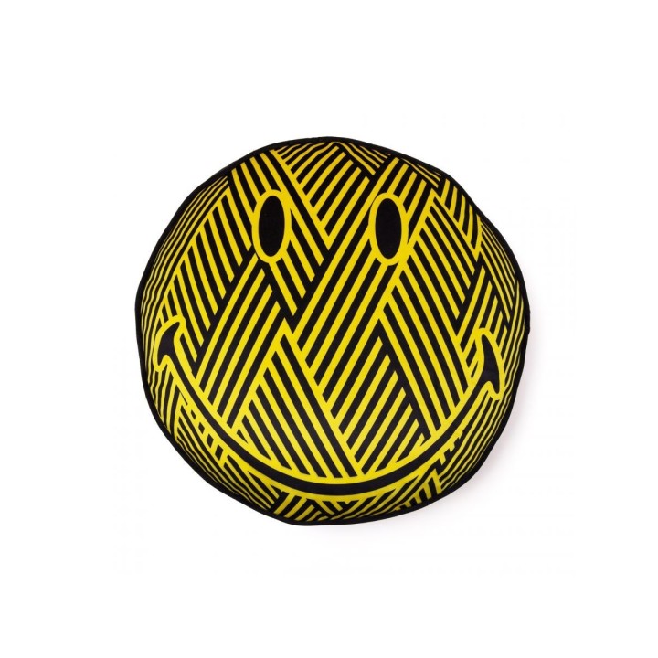Seletti Cuscino Smiley Zig-Zag Ø 45 cm