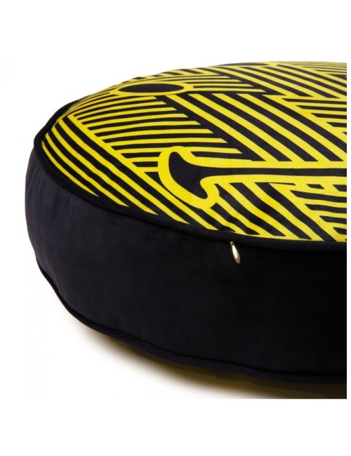 CUSCINO IN POLIESTERE IGNIFUGO "SMILEY ZIGZAG" ? C