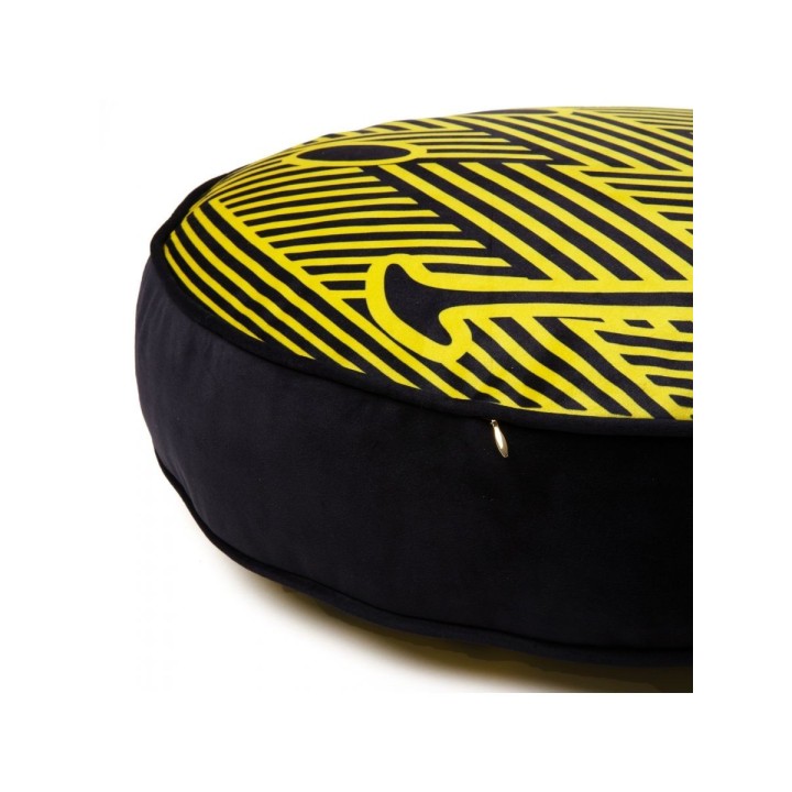Seletti Cuscino Smiley Zig-Zag Ø 45 cm