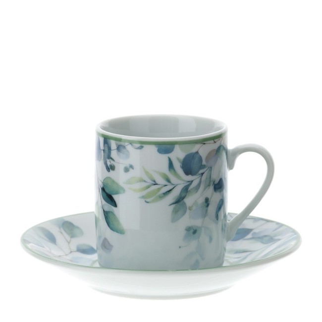 Hervit Set 6 tazzine caffè in porcellana 9x5 cm Hervit Set 6 tazzine caffè in porcellana 9x5 cm