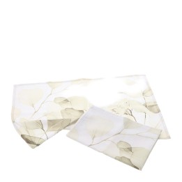 Hervit Set di 2 tovagliette Botanic gialle 40 × 60 cm