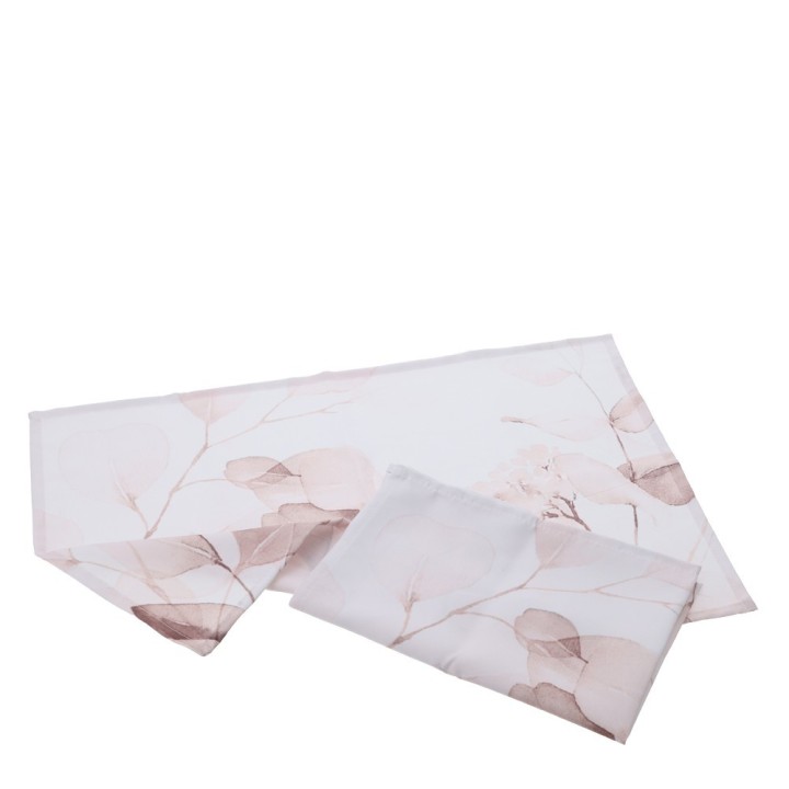 Hervit Set di 2 tovagliette Botanic rosa 40 × 60 cm