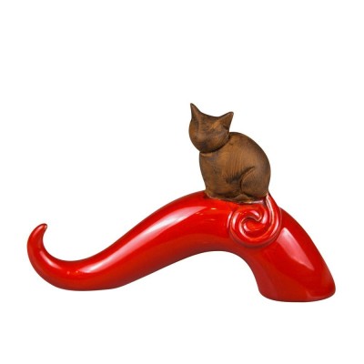 CORNO ONDA ROSSO GATTINO