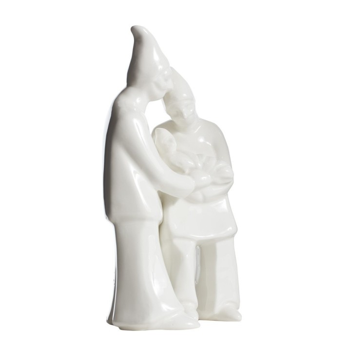 Macrì Novus Pulcinella La Famiglia 23 cm