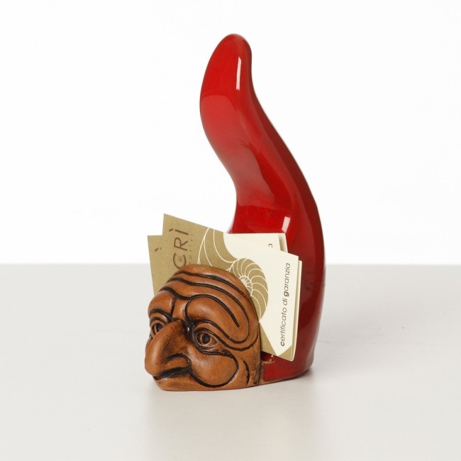 PORTA BIGLIETTI ROSSO