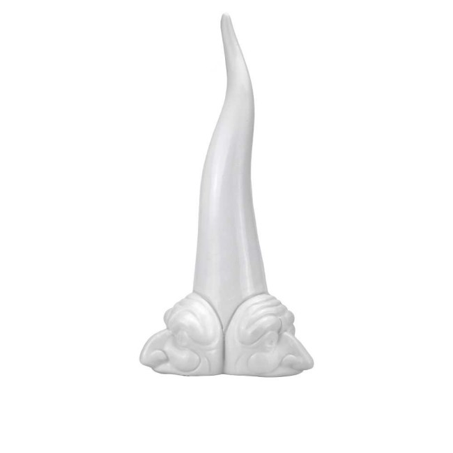 CORNO D'APPOGGIO C/3 FACCE GRANDE BIANCO