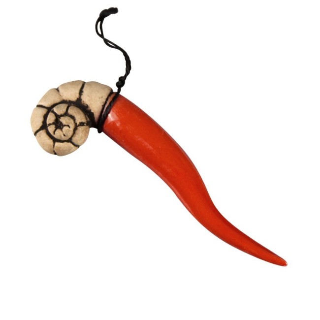 CORNINO ROSSO CON LACCETTO CAPRI