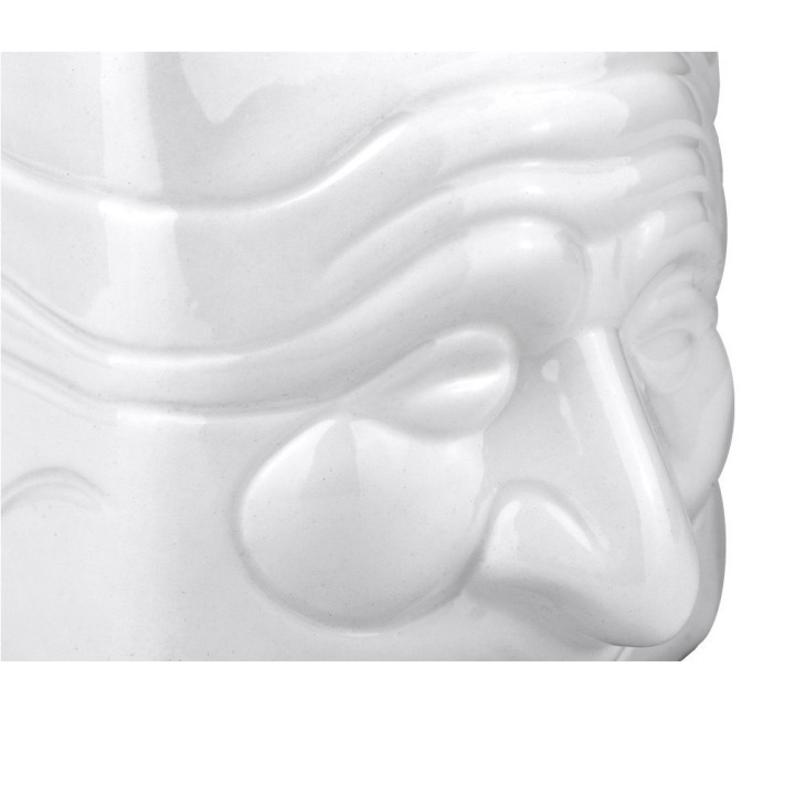 Macrì Portapenne Maschera di Pulcinella bianco