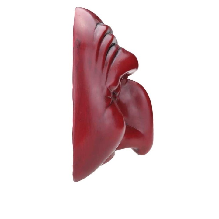 Macrì Maschera di Pulcinella grande rossa