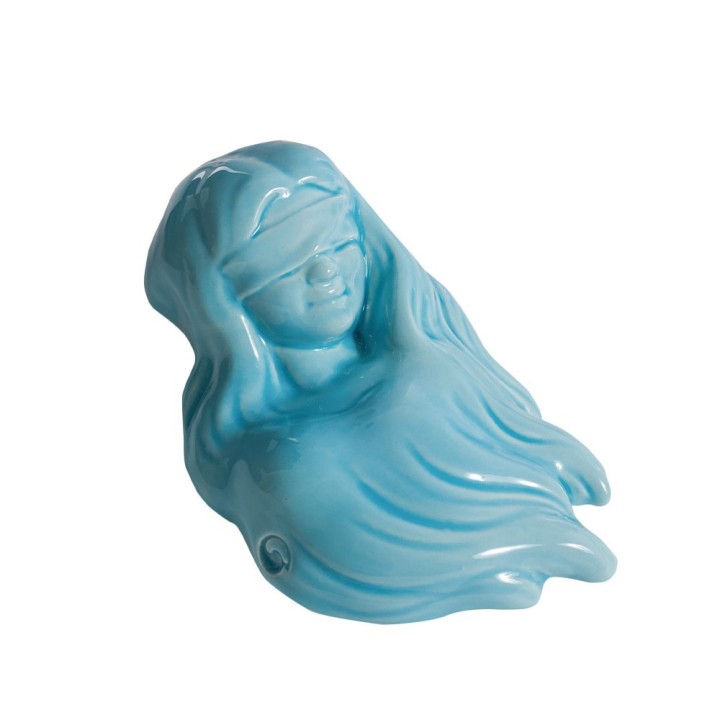 Macrì Dea Bendata celeste 12 cm