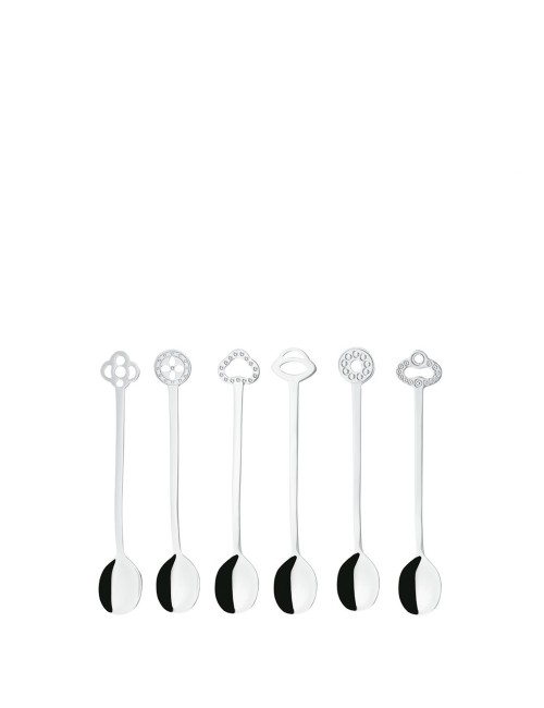 Sambonet set cucchiaini Party Oriental 6 pezzi - 52550C57  Sambonet set cucchiaini Party Oriental 6 pezzi - 52550C57