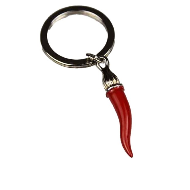 PORTACHIAVI SCARAMANTICO CORNO ROSSO PICCOLO 