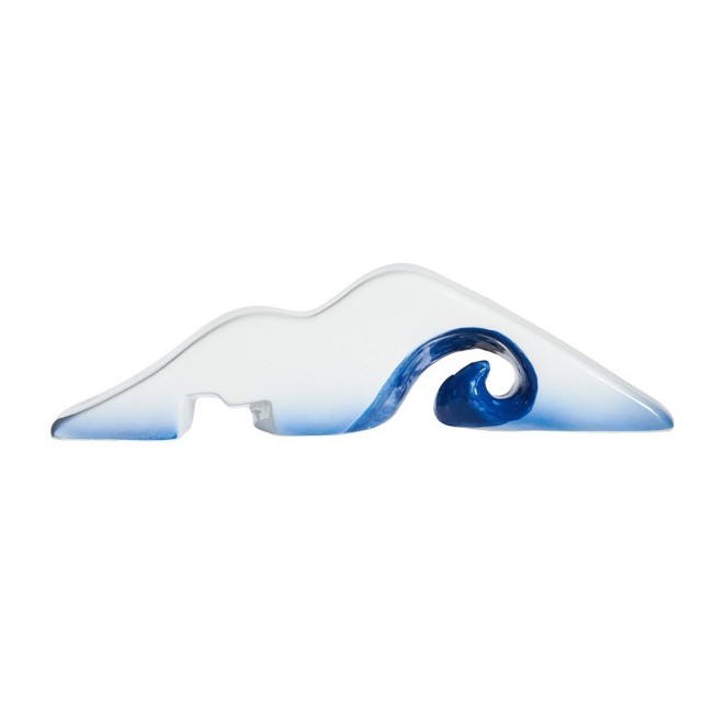 VESUVIO STILIZZATO BIANCO/BLU
