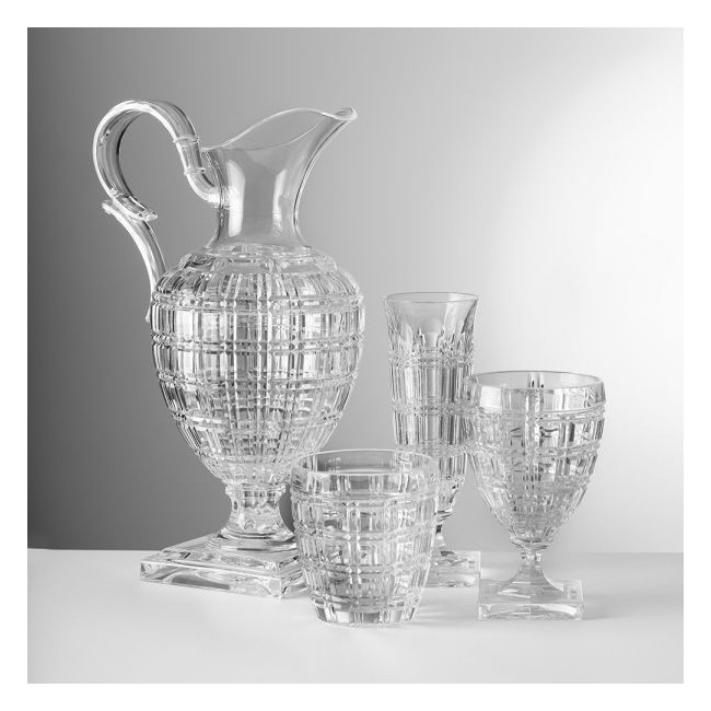 Mario Luca Giusti caraffa di design Imperial trasparente 1500ml con bicchieri della collezione