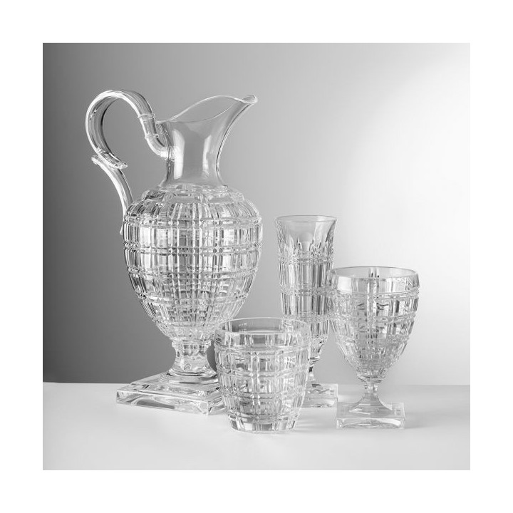 Mario Luca Giusti caraffa di design Imperial trasparente 1500ml con bicchieri della collezione