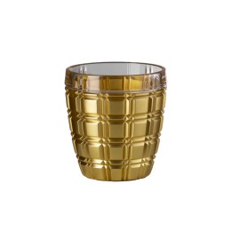 Mario Luca Giusti set 6 bicchieri acqua Winston oro