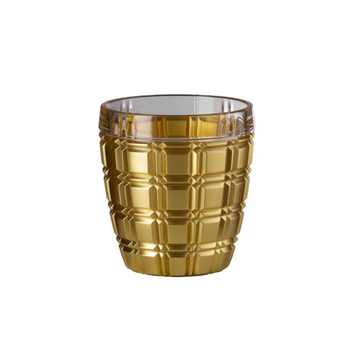Mario Luca Giusti set 6 bicchieri acqua Winston oro