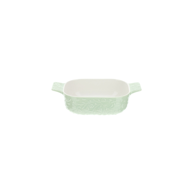 Hervit Pirofila in porcellana verde 17x14x6 cm Hervit Pirofila in porcellana verde 17x14x6 cm