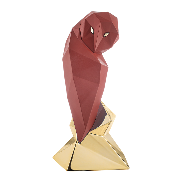 Bongelli Preziosi Gufo stilizzato rosso 16 cm
