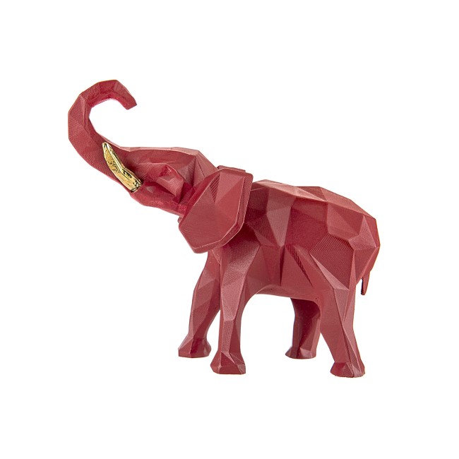 ELEFANTE STIL. 9X11  ROSSO
