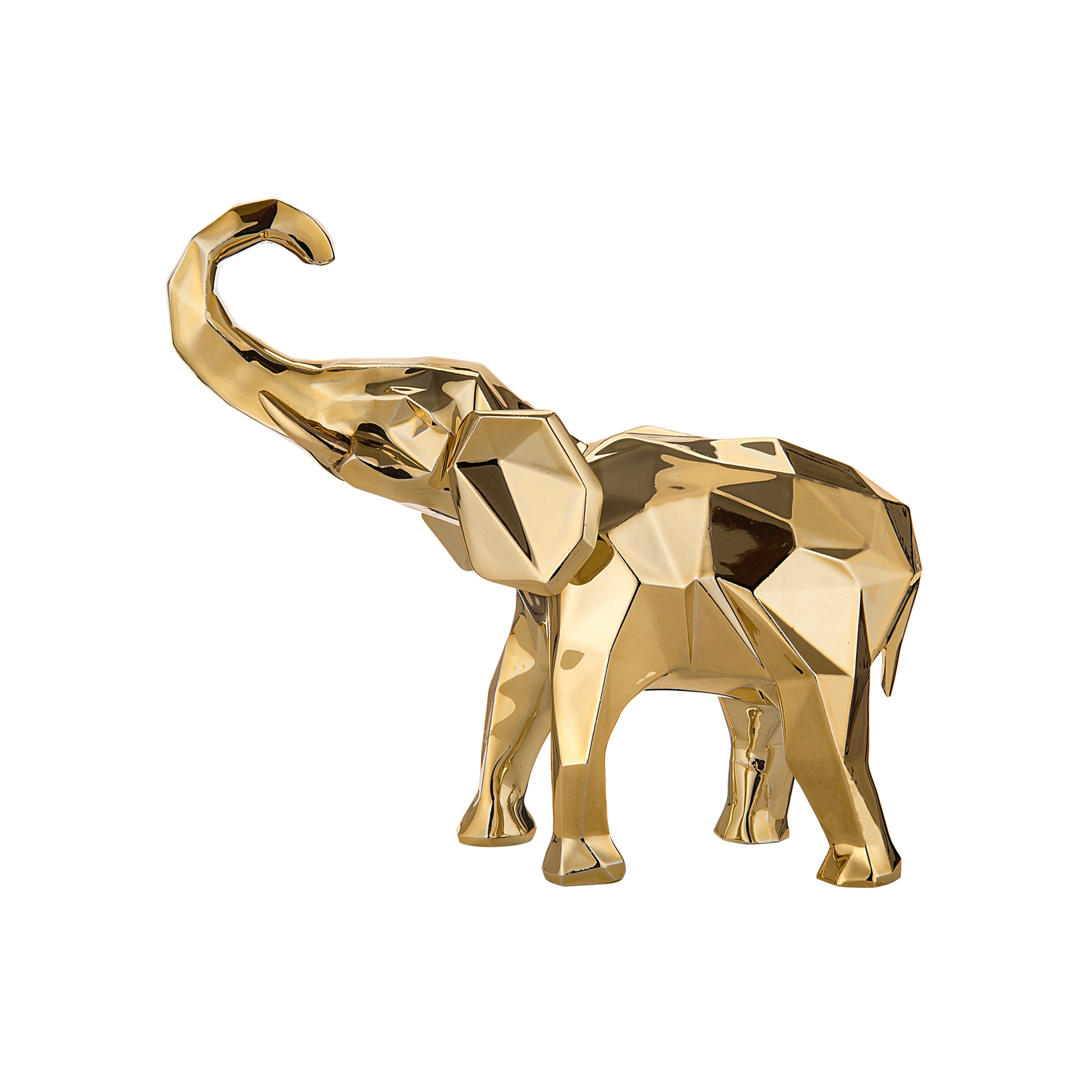 Bongelli Preziosi Elefante oro Modern Animal 11x9cm - Candida Celiento