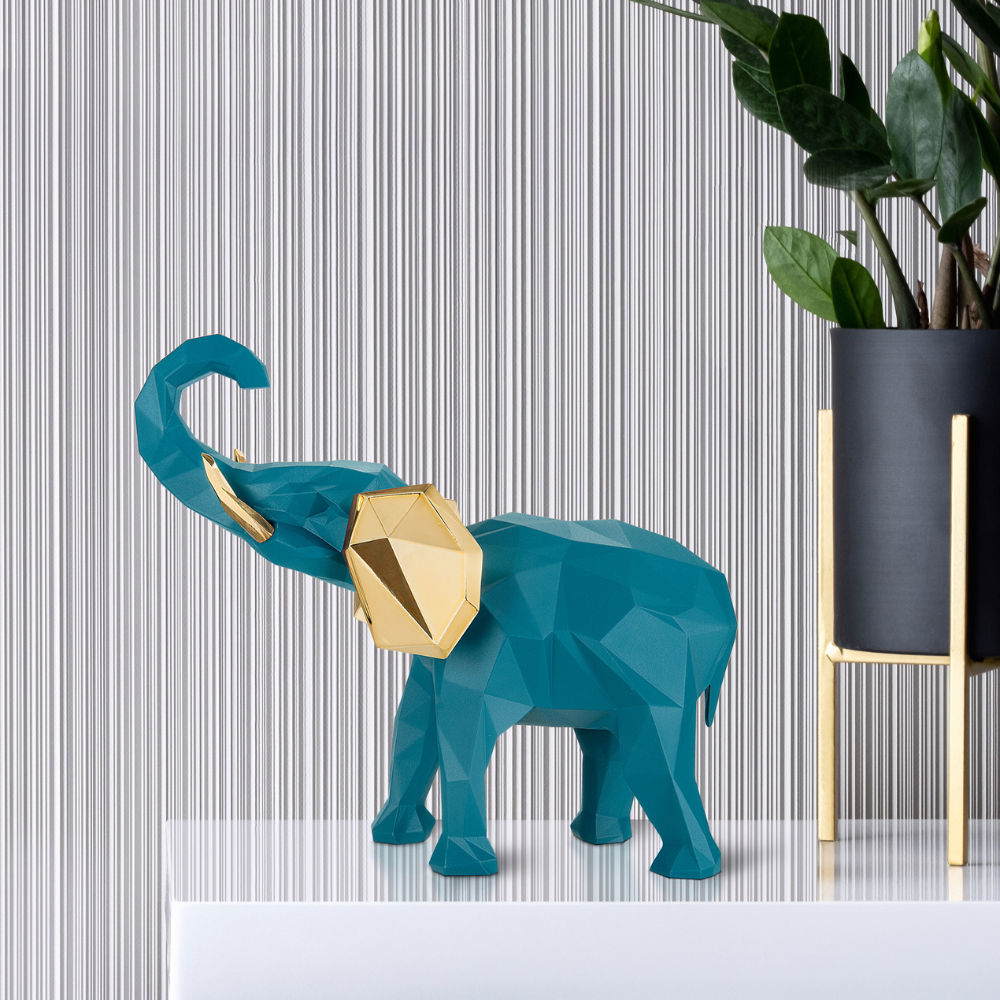 Bongelli Preziosi Elefante ottanio 17x14 cm