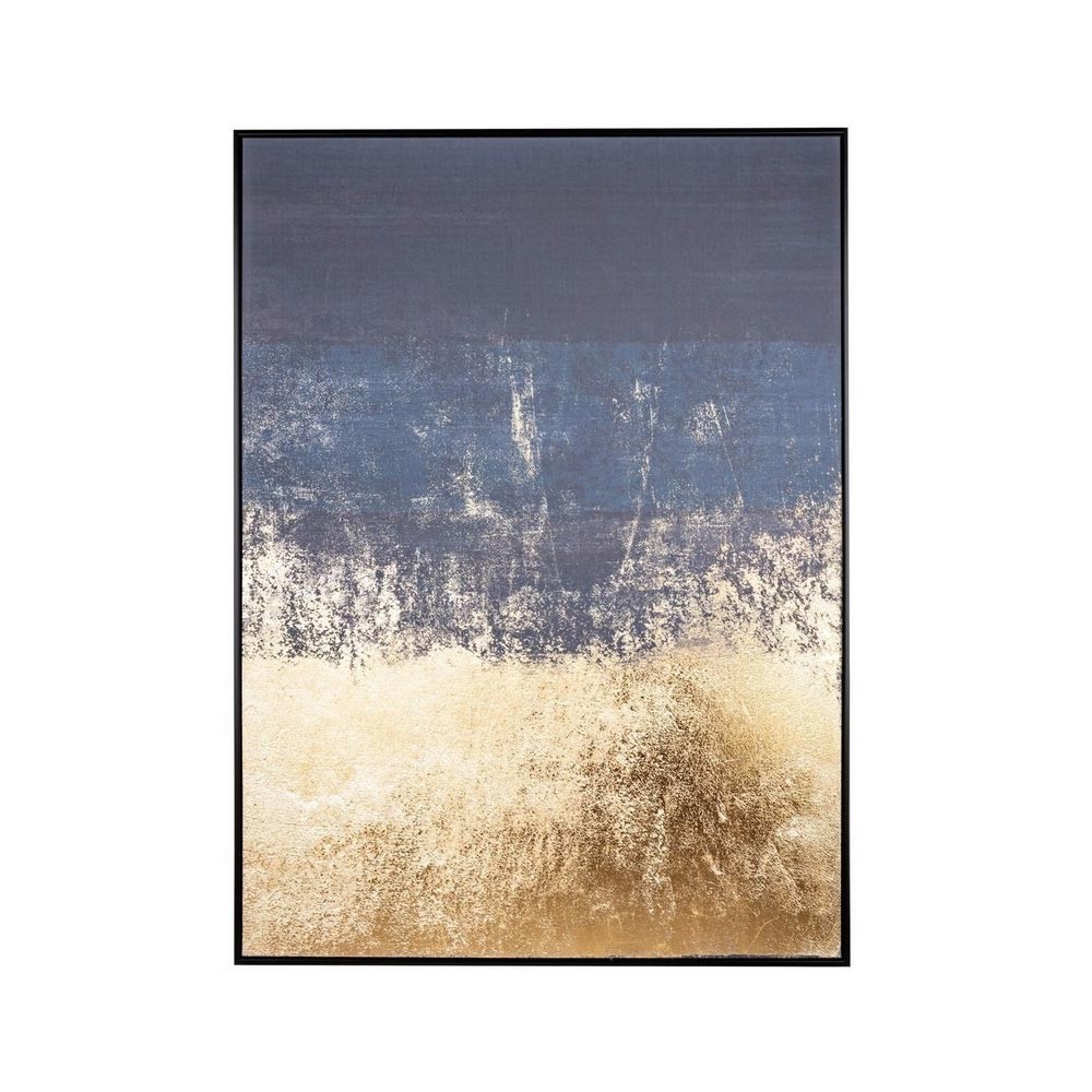 Bizzotto quadro Bold con applicazioni oro 102x142cm - Candida Celiento