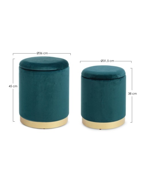 POUF CONTENITORE POLINA NAVYUS PICCOLO