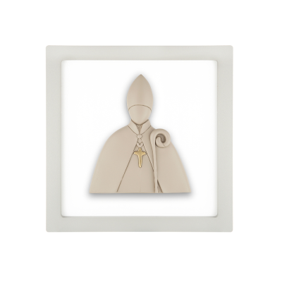 QUADRO S.GENNARO 32X32 NOCCIOLA