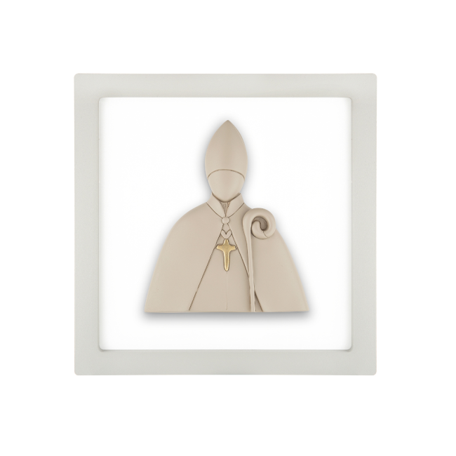 QUADRO S.GENNARO 32X32 NOCCIOLA