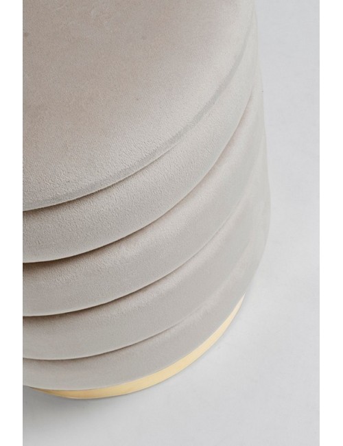 POUF CONTENITORE DARINA BEIGE  PICCOLO