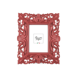 Porta foto barocco rosso 13x18 cm di Bongelli Preziosi