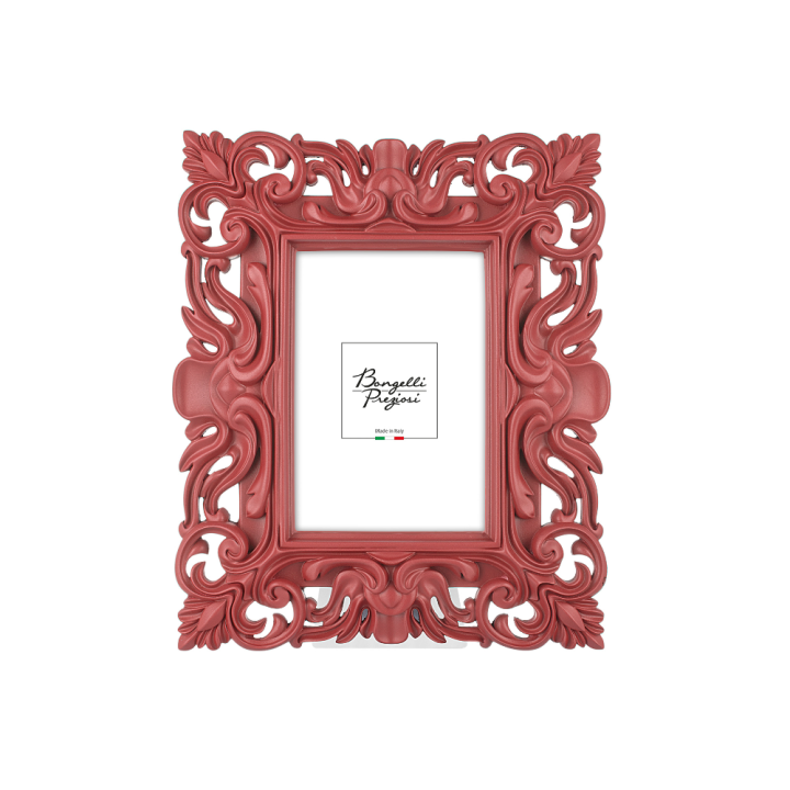 Porta foto barocco rosso 13x18 cm di Bongelli Preziosi
