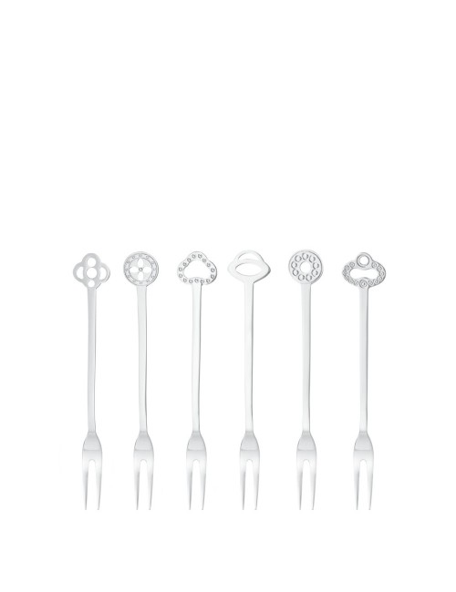 Sambonet set forchettine Party Oriental 6 pezzi - 52550C59 Sambonet set forchettine Party Oriental 6 pezzi - 52550C59