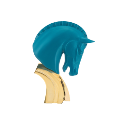 Bongelli Preziosi Testa cavallo ottanio H. 41 cm