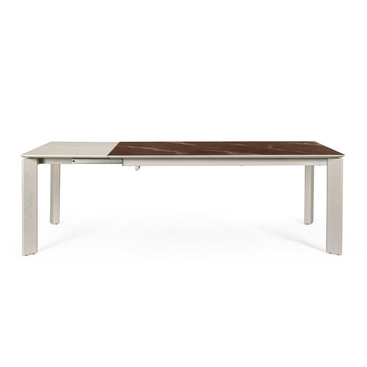 Bizzotto Tavolo allungabile Briva marrone tortora 160-220 cm