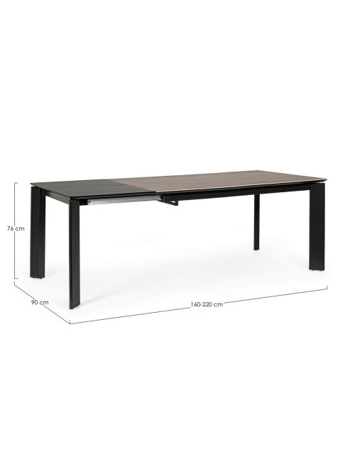 TAV ALL BRIVA GRIGIO-NERO 160-220X90