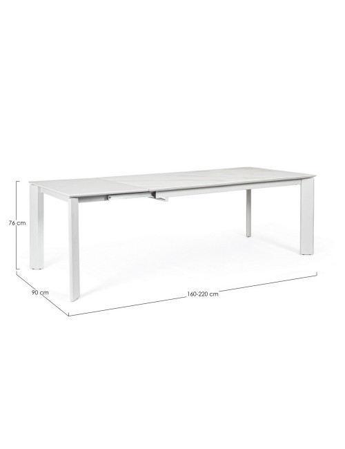 TAV. ALL BRIVA BIANCO GRIGIO CHIARO 160-220X90