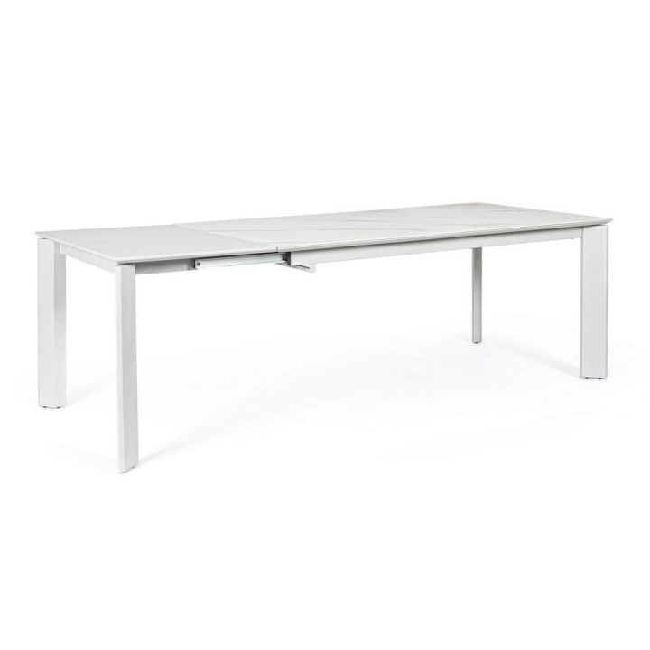 Bizzotto Tavolo allungabile Briva bianco grigio 160-220 cm