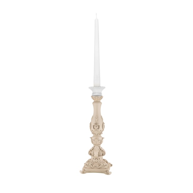 CANDELIERE BAROCCO H.40 NOCCIOLA