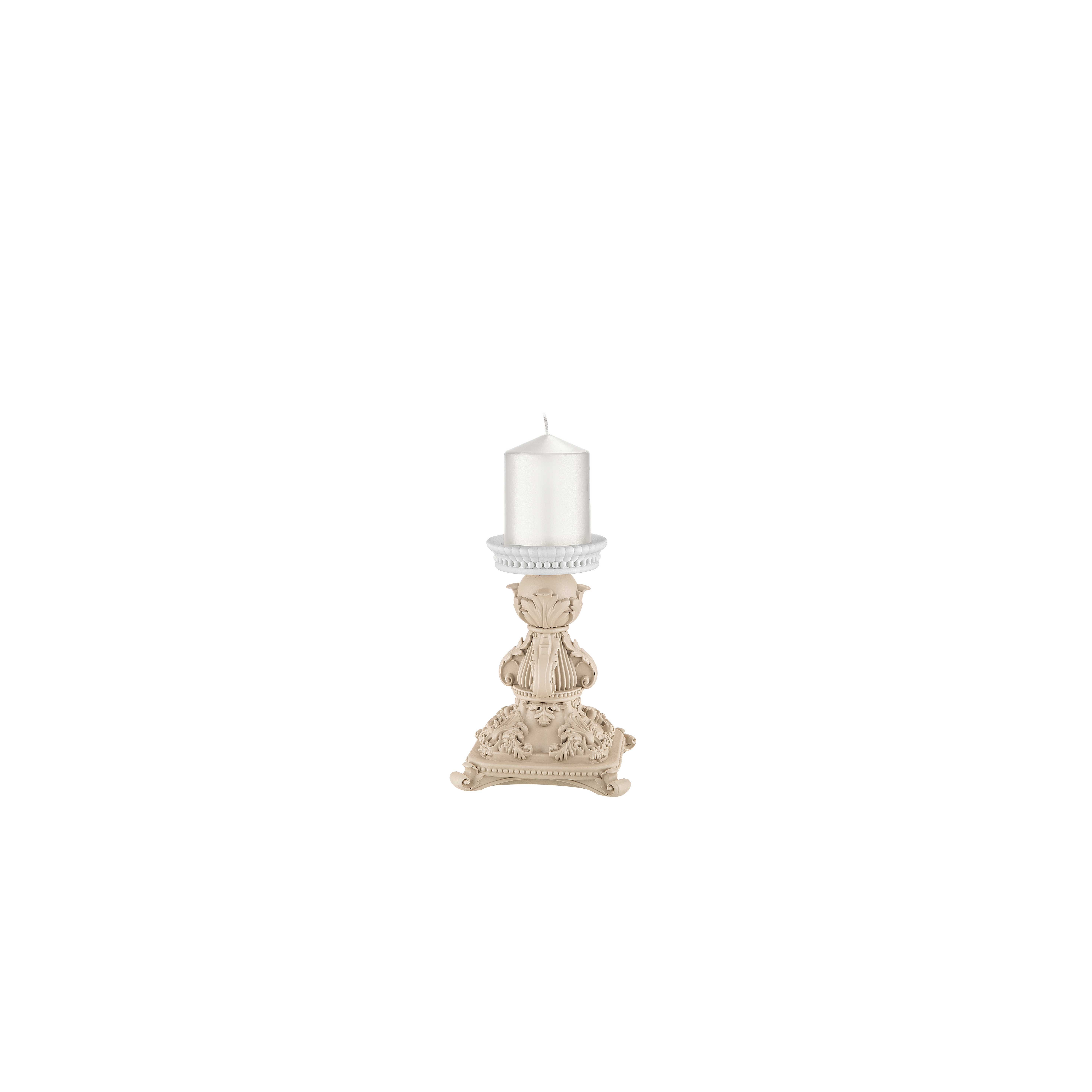 Ottaviani candelabro a tre fiamme in metallo argentato in offerta online