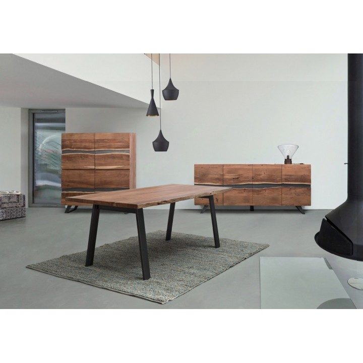 Bizzotto Credenza Aron a 4 ante 198 × 43 cm